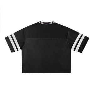 Custom Streetwear Boxy Mesh <b>T</b> <b>Shirt</b> Men's Premium Breathable Casual Wear Private Label Manufacturer Sports Mesh <b>Shirt</b> - Product Image 2