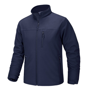 Veste Softshell haut de gamme pour homme 2025, imperméable, coupe-vent, col montant, veste Softshell pour homme - Product Image 2