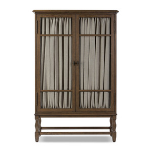 Armoire Amber Lewis X Four Hands Finley en teck massif couleur noyer, écologique et durable, pour la maison, le bureau ou le salon - Product Image 6