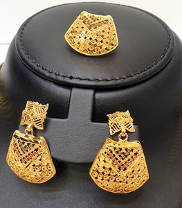 Colección Exclusiva de Dubái, Conjuntos de Joyería Clásica de Latón Chapado en Oro de 24 Quilates para Mujer, Ideales para Compromiso, Aniversario, Boda y Regalo - Product Image 2