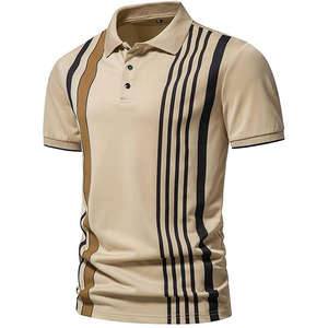 Polos de Algodón de Alta Calidad para Hombre, Tallas Grandes, al por Mayor, con Logotipo Bordado o Impreso Personalizado, Casuales, de Golf, de Negocios, de Punto, para Verano - Product Image 2