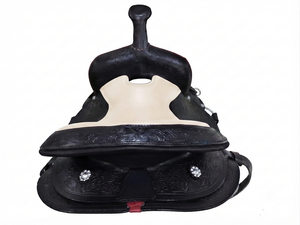 Selle Western en Cuir Faite à la Main WWHSO5755 pour Enfants, Durable, avec Arceau en Bois et Quincaillerie Nickelée SUS304, Confortable - Product Image 6