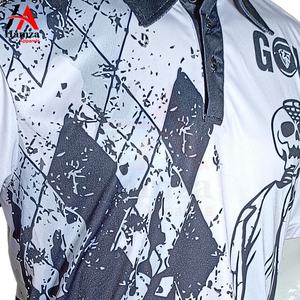 Hamza apparels เสื้อโปโลแขนสั้นสำหรับผู้ชาย, เสื้อโปโลผ้าคอตตอน220กรัมผ้าโพลีเอสเตอร์ลำลองดีไซน์ใหม่ - Product Image 5