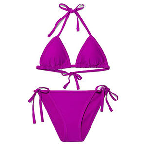 Traje de Baño Sexy Personalizado para Mujer 2026, Color Morado, Conjunto de Bikini de 2 Piezas, Ropa de Playa a Precios Económicos - Product Image 4