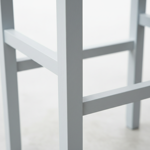 Juego de 2 Taburetes de Bar y Barra de Cocina de Cuero PU, Juego de Taburetes Tapizados en Cuero PU con Madera Maciza, Altura de Barra y Cocina - Product Image 5