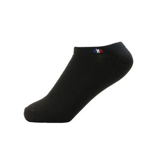 Men's Gray Ankle <b>Socks</b> Solid Knitted Cotton Daily Wear Cuff Logo - Product Image 2