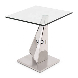 โต๊ะกาแฟโลหะสำหรับร้านอาหาร, โต๊ะกลางตกแต่งโต๊ะทำจากไม้พื้นแข็งทำจากไม้โต๊ะกาแฟทำจากโลหะ - Product Image 2