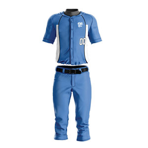 Conjunto de Uniforme de Béisbol Personalizado con Diseño a Medida para Equipos Juveniles en Tela Ligera que Absorbe la Humedad - Product Image 1
