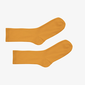 Chaussettes de sport pour hommes, vente en gros, logo personnalisé, polyester sans couture, blanc et orange, chaussettes de course - Product Image 2