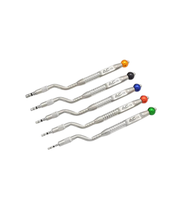 Osteotomes à baïonnette concaves en acier de haute qualité Azatek pour sinus lift, instruments dentaires pour implants, certifiés CE par GS, en promotion - Product Image 2