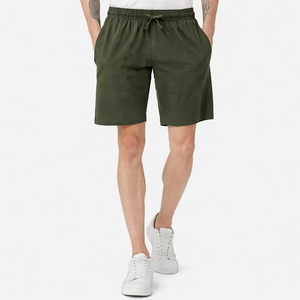 Pantalones Cortos Deportivos de Algodón Francés para Hombre |   Pantalones Cortos Deportivos Transpirables |   Logotipo Personalizado con Patrón Impreso |   Moda Casual al por Mayor OEM - Product Image 1