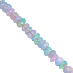 Natural Ethiopian Opal Classic Fashionable Strand <b>Bracelet</b> 925 Sterling Silver Smooth <b>Gemstone</b> Handmade Unique Design High - Product Image 3