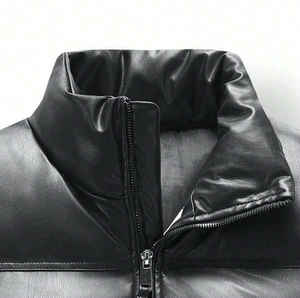 Chaleco de Motocicleta de Cuero Personalizado para Hombre, Protección para Carreras, Resistente al Viento, Talla Grande, Alta Calidad, 2026, Hecho en Pakistán - Product Image 3