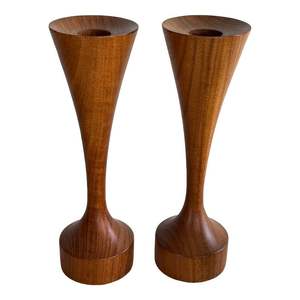 เชิงเทียนไม้สำหรับตกแต่งห้องนอนและห้องนั่งเล่นที่หรูหราพร้อมโคมไฟไม้แนวชนบทและที่วางโถ - Product Image 5