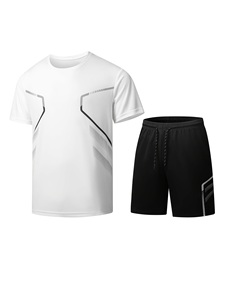 Men's Sportswear Two Piece Set Quick-Dry Clothes Running Gym <b>Jacket</b> Running Training Wear Team <b>Track</b> Suits - Product Image 1