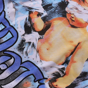 เสื้อยืดคอกลมแขนสั้นพิมพ์ลายตัวอักษร สไตล์สตรีทลำลอง สำหรับผู้ชาย คุณภาพดีเยี่ยม สวยงาม ทันสมัย กำลังฮิต - Product Image 5