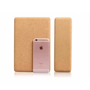 Blocs de yoga en liège naturel de qualité supérieure, briques d'exercice durables haute densité pour la gym, la maison, le fitness, le Pilates, l'entraînement, vente en gros OEM/ODM - Product Image 1
