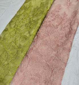 SQ Embroidery Fabric African Sequence Lace Luxury <b>Mesh</b> <b>Net</b> Heavy Beaded Party Dress Material Women Wear Textile - Product Image 4