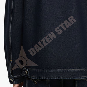 Men's Classic Denim Jacket Regular Fit Acid Wash Cotton Button Closure Casual Style Embroidery Logo Winter Wear Eco-Friendly - Product Image 6