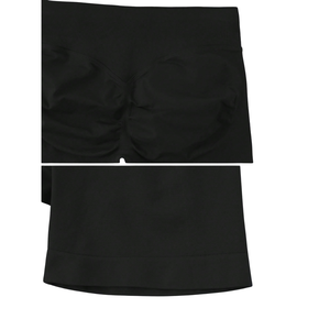 Prix d'usine – Vêtements de sport sans couture taille mi-haute effet push-up, logo personnalisé, séchage rapide, écologiques, respirants, 250 GSM Spandex - Product Image 2