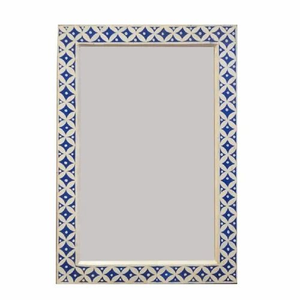 FAIZA CRAFT FC-508 Home Decoration Luxury Hotel Modern Handmade <b>Wall</b> Mounted <b>Mirror</b> with Bone Inlay Wood Frame 5mm Thickness - Product Image 4
