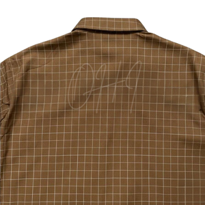 Camisa de Manga Corta Sólida para Hombre, Diseño Moderno, Color Marrón, Fabricante, Suministro al por Mayor, Ropa Casual, Transpirable, OEM, ODM - Product Image 2