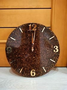 Custom Epoxy Resin River Wood <b>Wall</b> <b>Clock</b> Large Modern Decorative Wooden <b>Clock</b> Handmade <b>Silent</b> Movement Home Living Room Office - Product Image 4