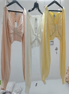 เสื้อผ้าฝ้ายเครปผสมลูเร็กซ์ ดีไซน์หรูหราสำหรับงานปาร์ตี้ ผู้ผลิตแบบ OEM ODM - Product Image 3