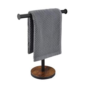 Soporte para Toallas de Mano, de Madera, con Base Pesada, Independiente, para Baño, Cocina, Encimera, Tocador - Product Image 4