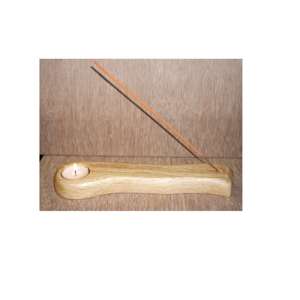 Porta Incienso y Porta Velas de Madera de Alta Calidad para el Hogar, Templos Festivos, Uso en Aromaterapia, Elegante Porta Incienso y Bandeja - Product Image 1