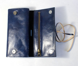 Estuche para Lápices de Cuero Natural 100% Hecho a Mano, Estilo Vintage, Teñido en Tinturería, con Garantía de Uso para Tarjetas de Visita, Superventas - Product Image 2