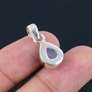 Top Quality Blue Lace Agate Gemstone 925 Sterling Silver Pendant Necklace Engagement Gift Natural Gemstone Pendants 3A Quality - Product Image 3