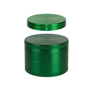 Green Aluminum <b>Herb</b> Grinder Metal Crusher Storage Chamber Dust Filter Portable Spice Grinder <b>for</b> Kitchen Home Travel Use Kit Set - Product Image 1
