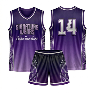 Maillot de basketball col en V sans manches, sublimé, en maille respirante, pour adulte, personnalisable – Meilleures ventes - Product Image 1