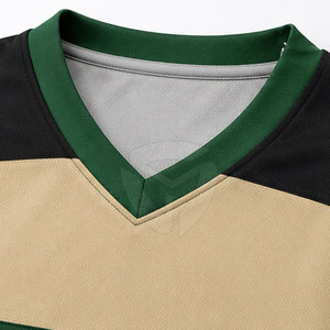 Wholesale <b>Ice</b> Hockey Jersey Custom Sublimated Long Sleeve Team Uniform Breathable Fabric Sportswear Athletic Fit - Product Image 6