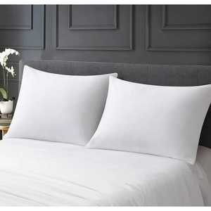 White 210 TC Cotton <b>Bed</b> Sheet <b>Set</b> Luxury 3-Piece Simple Style for <b>Full</b> Double Hotel & Home Use - Product Image 1