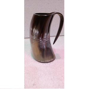 Mug en corne de bœuf imperméable fait main de qualité supérieure, design élégant, taille et logo personnalisables, 100% naturel, 500-100ml, pour la bière - Product Image 2