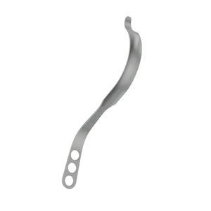 Elevador de codo femoral curvo con punta roma de 12.12 mm, instrumento quirúrgico óseo, herramienta ortopédica con mandíbula de 10 mm de ancho y 26 mm de longitud. - Product Image 2