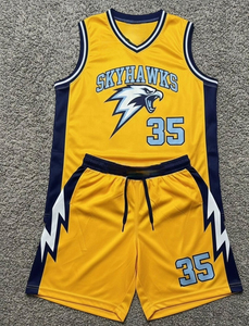 Producto Más Vendido, Uniformes de Baloncesto al por Mayor, Conjunto de Uniforme de Baloncesto Personalizado, Conjuntos de Uniformes de Baloncesto Reversibles para Jóvenes - Product Image 2