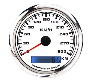 Velocímetro GPS Analógico de 85 mm, 300 km/h, Medidor Eléctrico para Automóvil con Sensor de Odómetro Digital para Actualización o Reequipamiento - Product Image 1