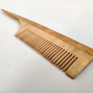 Peine de madera para el cabello y para osos - Peine de madera ecológico hecho a mano con forma natural de FAIZA CRAFT - ¡Venta caliente y al por mayor! - Product Image 5