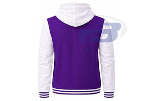 NCNW Sorority Purple Varsity <b>Jacket</b> Stylish Regular Stand Embroidered Logo Letterman Baseball Varsity Cropped <b>Jacket</b> Streetwear - Product Image 2