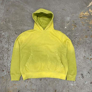 Men's Winter Full Zip Sweatshirts Custom Zipper Hoodie 100% Polyester French Terry Cotton Sun Faded Acid Wash Embroidered - Product Image 2