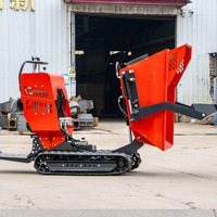 Bob-lift 500kg Hydraulischer Raupen-Minidumper Raupentransporter Leichtgewichtiger Mini-Raupenkipper für Arbeiten in Engen Räumen