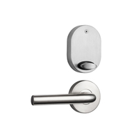 Serrure de porte électronique intelligente RFID en acier inoxydable YGS pour hôtel, avec carte-clé numérique