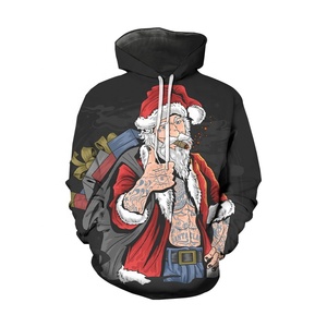 Sweat à capuche pour homme Hip Hop Hoodies Fleece French Terry Jersey Spandex/Coton Eco-friendly Waterproof Logo personnalisé - Product Image 2