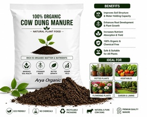 100% Organic Cow Dung Manure Natural <b>Compost</b> Fertilizer PP <b>Bag</b> Packaging for Potted Plants Vegetables Flowering Plants Garden - Product Image 1
