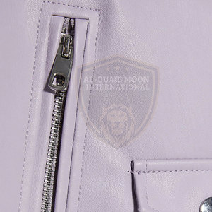 แจ็คเก็ตหนังแบรนด์ส่วนตัว เกรดพรีเมียม วัสดุทนทาน แจ็คเก็ตหนัง MOQ ต่ำ - Product Image 6