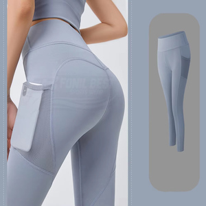 Custom Logo Plaid Seamless Elastic Waist Breathable Workout <b>Tight</b> Yoga High Waist <b>Shorts</b> for Women OEM Services - Product Image 1