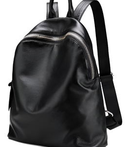<b>Leather</b> <b>Backpack</b> Women Casual Travel Daypack Genuine <b>Leather</b> Shoulder Bag Soft <b>Large</b> Storage <b>Backpack</b> Fashion Daily Carry Bag - Product Image 4